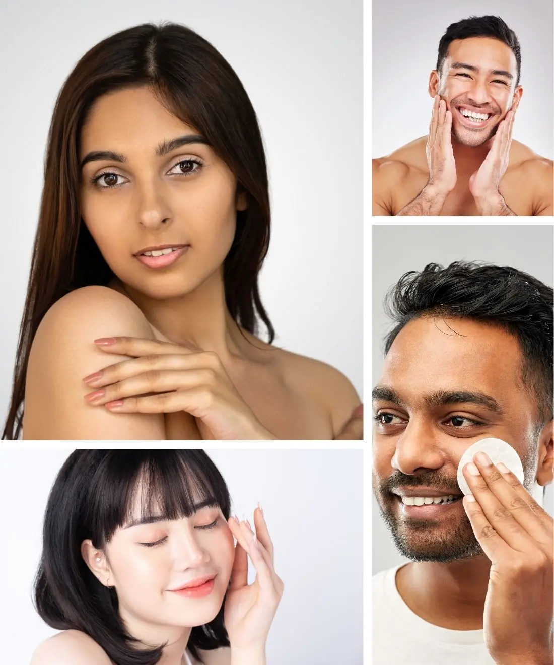 People of South Asian heritage caring for their skin